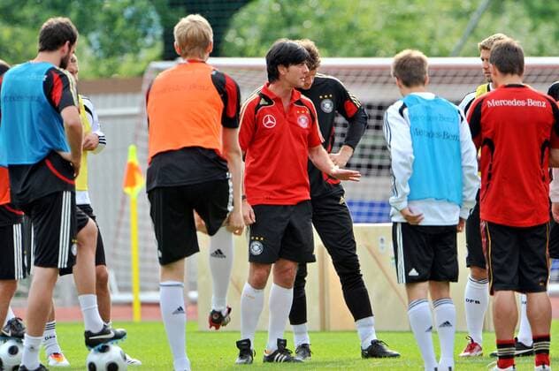 Football, EURO 2008, Training of the German National Team