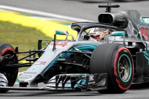 Formula 1, Brazilian GP, Hamilton on pole position