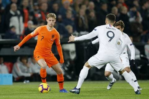 Football, Nations League, Netherlands - France
