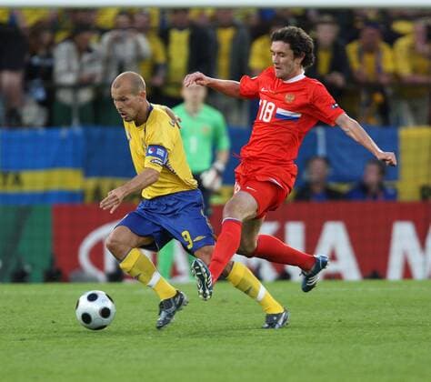 Football, EURO 2008, Russia - Sweden 2:0