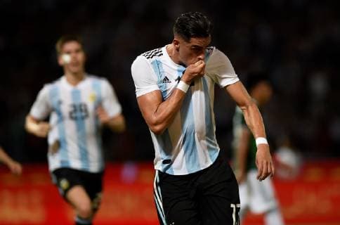 Football, International, Argentina - Mexico