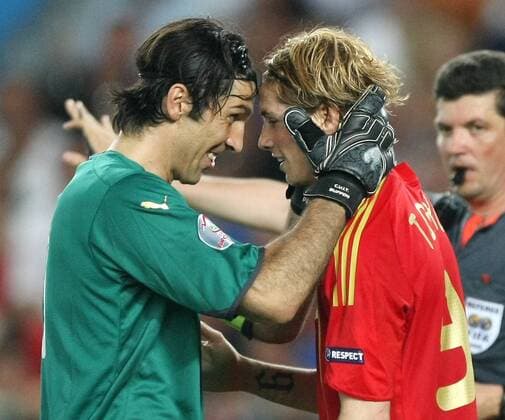 Football, EURO 2012, History: EURO 2008: Spain - Italy 4:2 n.E.