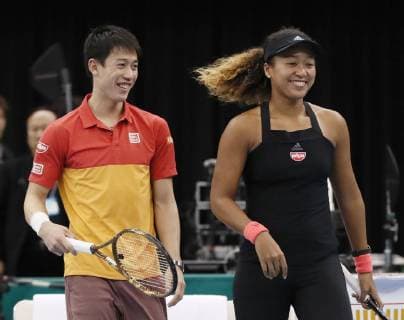 Tennis, Charity Match with Kei Nishikori and Naomi Osaka
