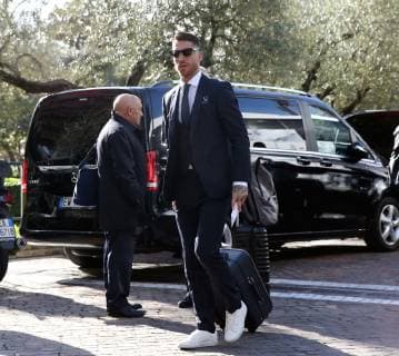 Football, CL, Real Madrid arrive in Rome