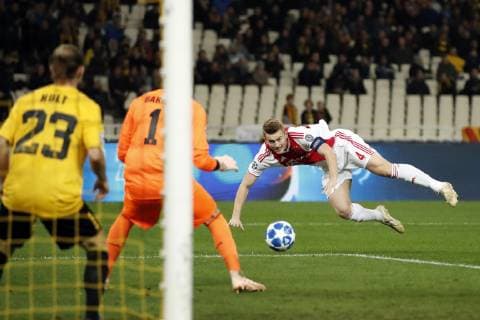 Football, CL, AEK Athens - Ajax Amsterdam