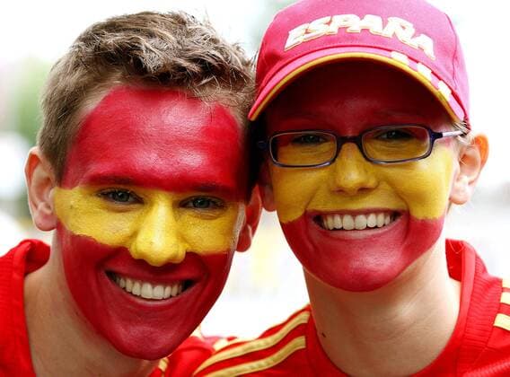 Football, EURO 2008, Semi-final, Russia - Spain 0:3