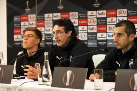 Football, EL, Arsenal FC Press Conference