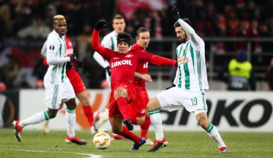 Football, EL, Spartak Moscow - Rapid Vienna