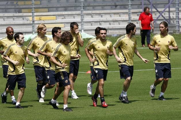 Football, EURO 2008, Training Spain
