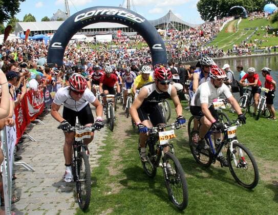 Cycling, 24-hour mountain bike race in Munich