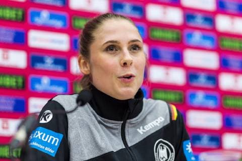 Handball, European Championship, Women, PK National Team Germany