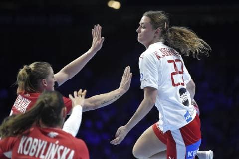 Handball, European Championship, Women, Denmark - Poland