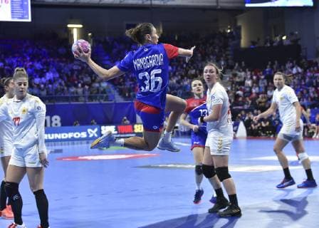 Handball, European Championship, Women, Russia - Montenegro