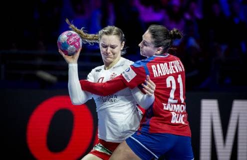 Handball, Women's European Championship, Denmark - Serbia