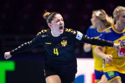 Handball, Women's European Championship, Sweden - Montenegro