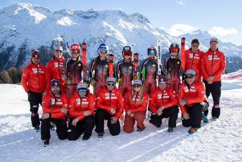 Alpine Skiing, WC St. Moritz, Photo session Team Canada