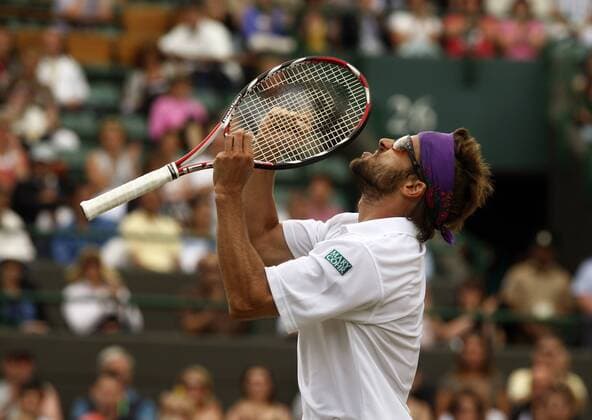 Tennis, Wimbledon - Rainer Schüttler enters the semi-finals