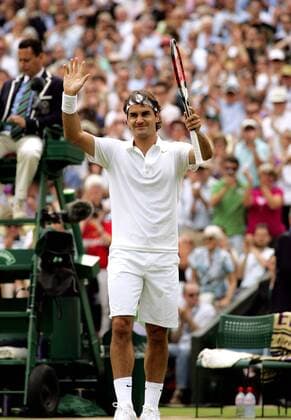 Tennis, Wimbledon semi-finals, Schüttler - Nadal and Federer - Safin