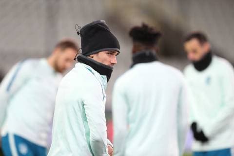 Football, CL, Atletico Madrid Training