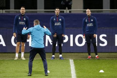 Football, CL, PSV Eindhoven Training