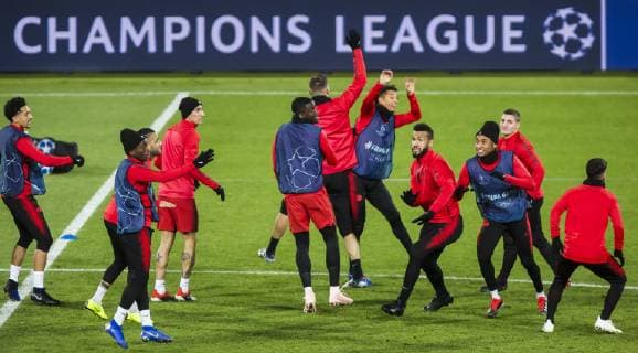 Football, CL, Paris St. Germain Training