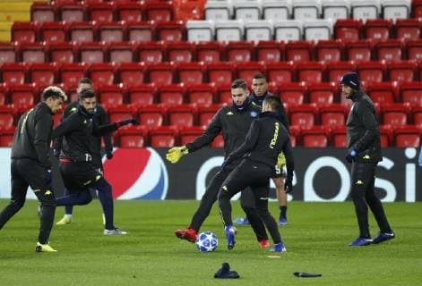 Football, CL, SSC Napoli Training and Press Conference