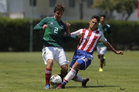 Football, Copa UC U17, Mexico - Paraguay