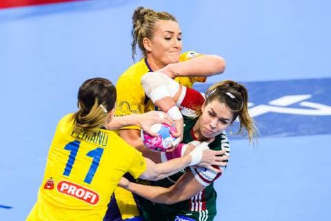 Handball, Women's European Championship, Hungary - Romania