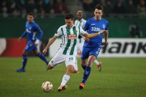 Football, EL, Rapid Vienna - Glasgow Rangers