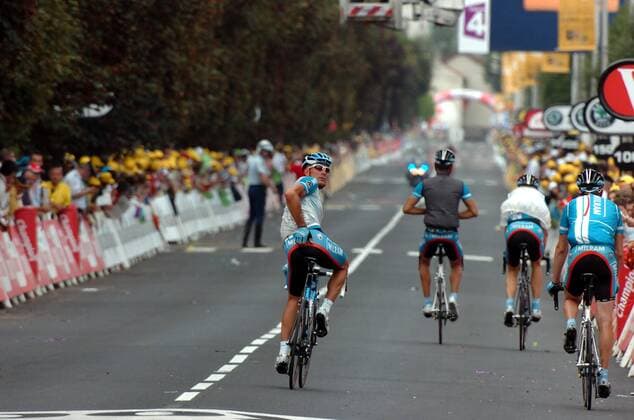 Cycling, Tour de France, Luis Leon Sanchez wins stage 7