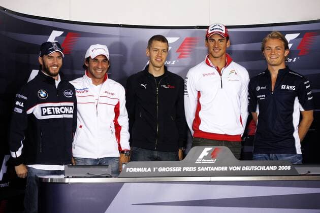 Motorsport, Formula 1, GP Hockenheim, German drivers take centre stage at home GP