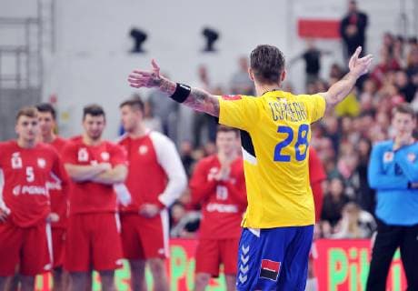 Handball, International match, Poland - Romania