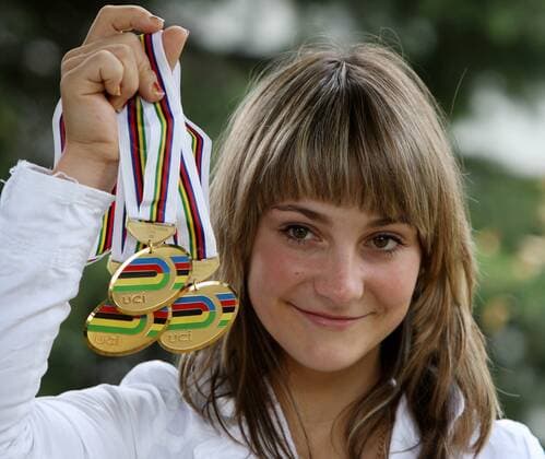 Cycling, Shooting with Junior World Champion Kristina Vogel