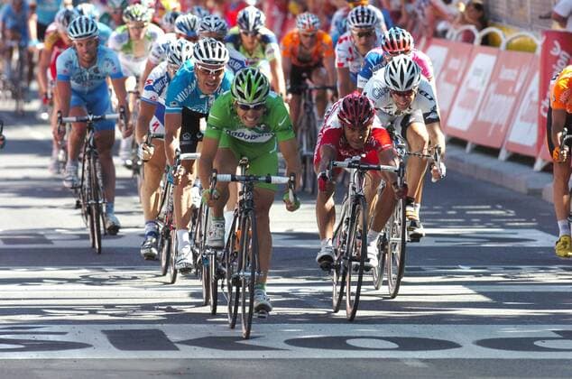 Cycling, Tour de France, Oscar Freire wins 14th stage