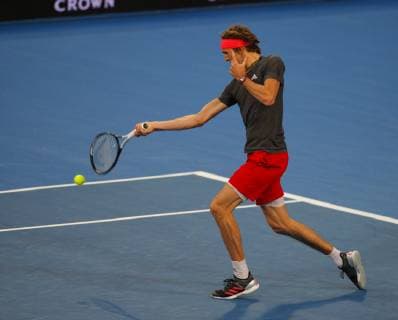 Tennis, Hopman Cup in Perth, Zverev - Ebden
