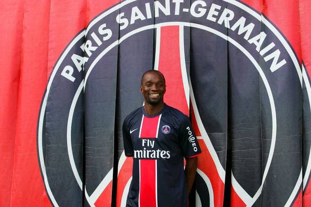 Football, France, Ligue 1, Paris St. Germain presents new signing Claude Makelele