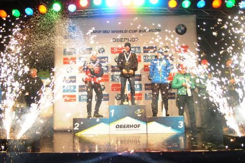 Biathlon, WC Oberhof, Award Ceremonies