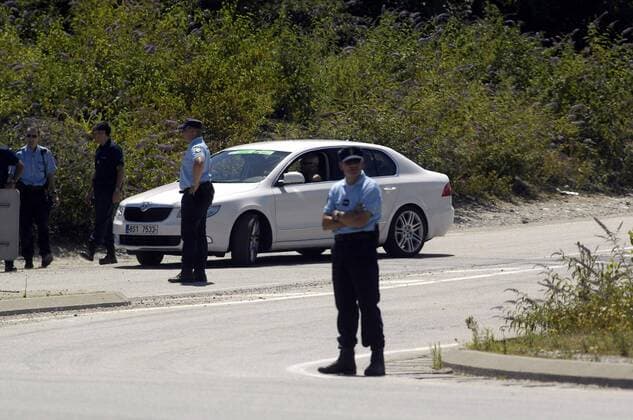 Cycling, Tour de France, customs officers search the car of John Schleck, father of Fränk and Andy Schleck