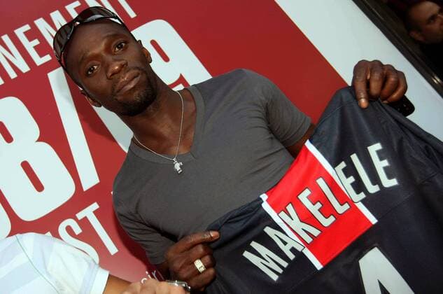 Football, France, Ligue1, PSG unveil new signings Makelele and Giuly