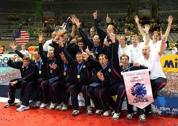 Volleyball, Men, USA win the FIVB World League 2008