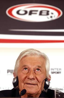 Football, Vienna, Karel Brückner is the new Austrian national coach