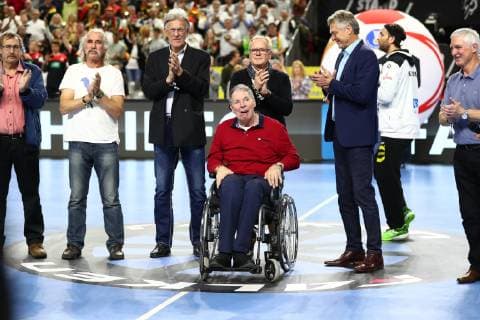 Handball World Cup, Joachim Deckarm celebrates his birthday on the sidelines of the international match