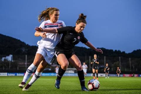 Football, Women, Norway - Canada