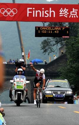 Olympics 2008, Cycling, Men, Time Trial, Olympic Champion Fabian Cancellara
