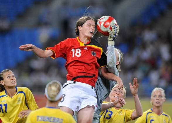 Olympics 2008, Football, Women, Quarter-final, Germany - Sweden 2:0 n.V.