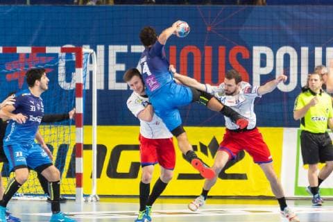 Handball, CL, HB Montpellier - Brest GK Meshkov