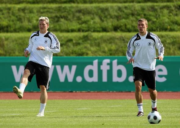 Football, training of the German national team