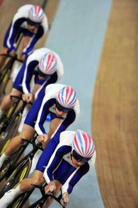 Oylmpia 2008, Track Cycling, Men, Team Pursuit, Olympic Champion Great Britain