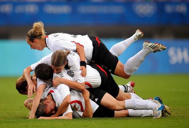 Olympics 2008, Football, Women, Semi final, Brazil - Germany 4:1