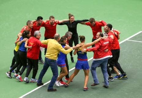 Tennis, FedCup, Czech Republic - Romania